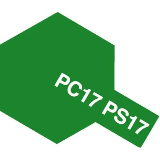 [TA86017] Bombe de peinture lexan vert métallisé PS17 100ml - Tamiya 86017