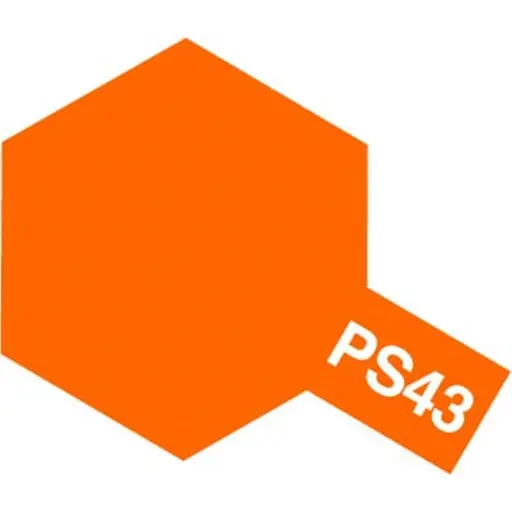 [TA86043] Orange Translucide PS-43 Orange Translucide pour Carrosseries Lexan - TAMIYA 86043 - 100ML