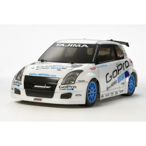 [TA51545] Kit Carrosserie Clair GoPro Monster Sport Super Swift - TAMIYA 51545