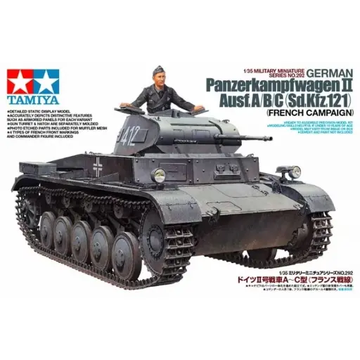 [TA35292] Char German Panzerkampfwagen II Ausf. A/B/C (Sd.Kfz.121) - Tamiya 35292 - 1/35