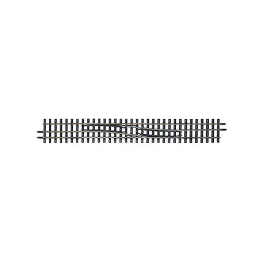 [TI85187] Aiguillage droit HO-HOm gauche vers droite 228mm