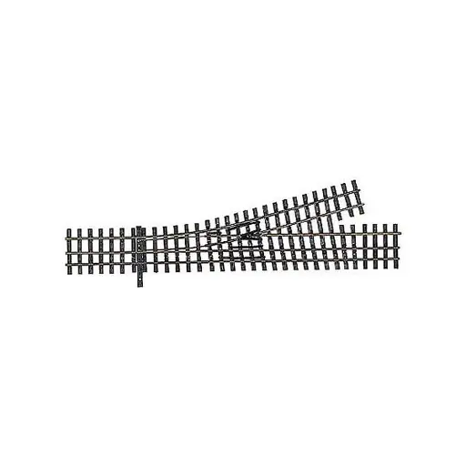 [TI85194] Aiguillage à gauche HO-HOm 228mm