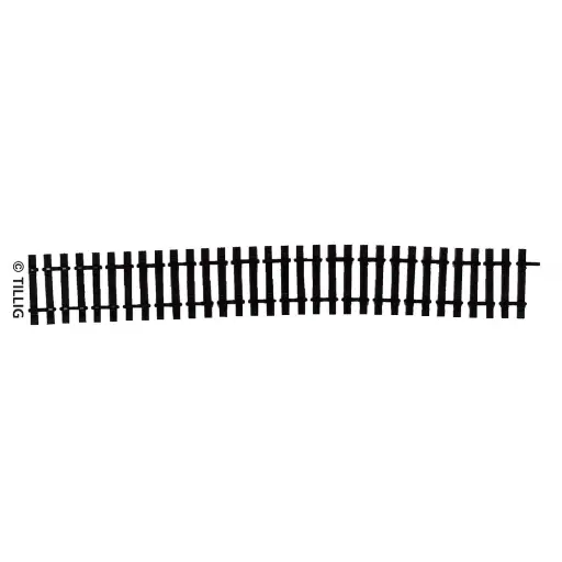 [TI85025] Rail flexible 220 mm - Tillig Bahn 85025 - HO 1/87