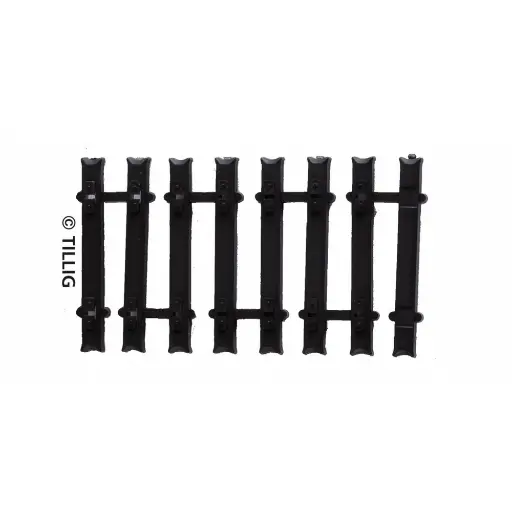[TI85036] Bande de traverses métalliques - Tillig Bahn 85036 - HO 1/87