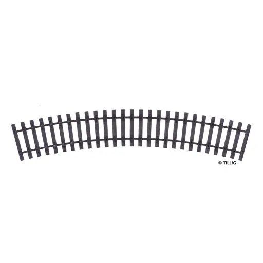 [TI85040] Rail courbe ELITE - Tillig Bahn 85040 - HO 1/87 - 30°