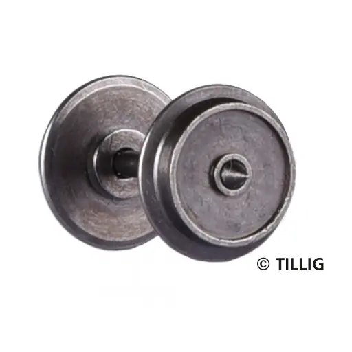 [TI76903] Essieu pour courant alternatif 3 rails 11 mm - Tillig Bahn 76903 - HO 1/87