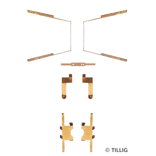 [TI76914] Kit de contact pour éclairage intérieur - Tillig Bahn 76914 - HO 1/87