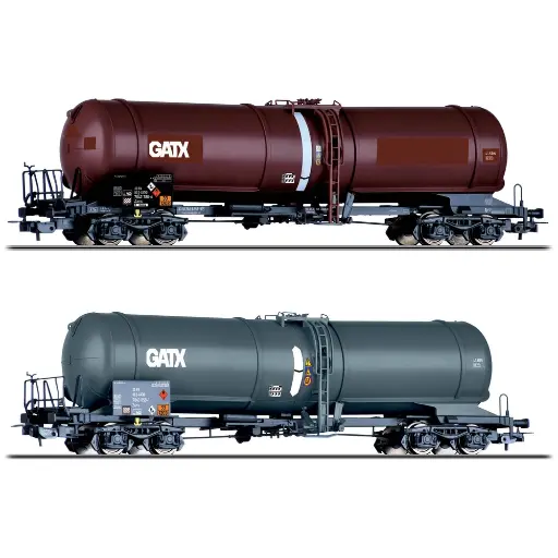 [TI70069] Coffret de 2 wagons citernes GATX - Tillig bahn 70069 - HO 1/87 - Ep VI - 2R