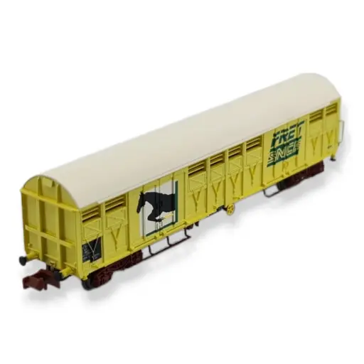 [TRAINS16018] Wagon couvert Gakkss 11-6 - TRAINS160 16018 - N : 1/160 - SNCF - EP. IV