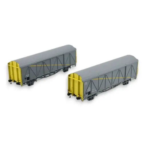 [TRAINS16052] Set 2 wagons couverts EVS Hi Trains160 16052 - N 1/160 - SNCF