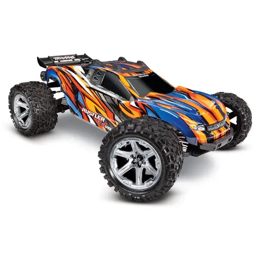[TR67076-4-ORNG] Stadium Truck - Rustler 4x4 brushless VXL RTR - Traxxas 67076-4-ORNG - 1/10