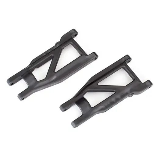 [TR3655R] Triangles de suspension inférieur AV/AR renforcés noir (x2) - Traxxas 3655R