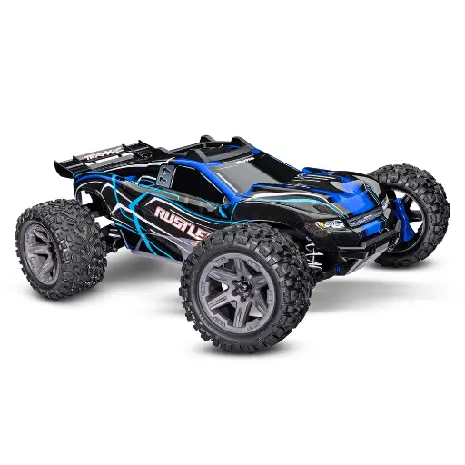 [TR67164-4-BLUE] Stadium Truck - Rustler 4x4 brushless 2S RTR - Traxxas 67164-4-BLUE - 1/10