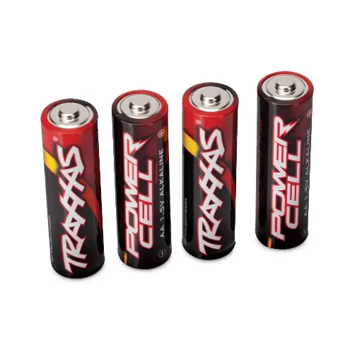 [TR2914] Lot de 4 piles alcalines LR6 AA 1,5V - Traxxas 2914