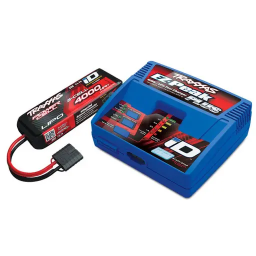 [TR2994G] Pack chargeur EZ-Peak Plus + Lipo 3S 4000mAh - Traxxas 2994G