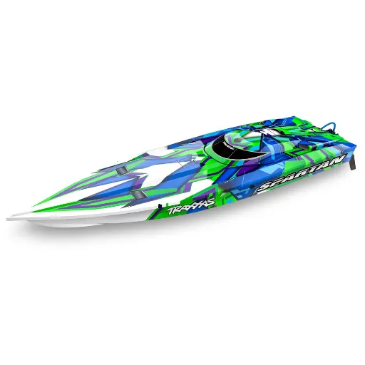 [TR57076-4-GRNR] Offshore Spartan Vert VXL 6S RTR - Traxxas 57076-4-GRNR