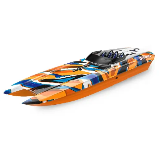 [TR57046-4-ORNGR] Catamaran DCB M41 VXL-6S TQI TSM RTR - Traxxas 57046-4-ORNGR