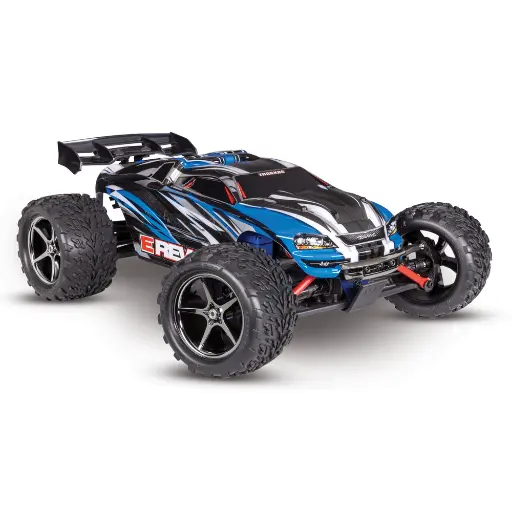 [TR71054-8-BLUE] Monster truck E-Revo brushed 100% RTR - Traxxas 71054-8-BLUE - 1/16