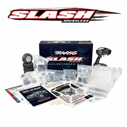 [TR58314-4] Slash Brushless 2S 4x2 kit à monter V2 - Traxxas 58314-4 - 1/10