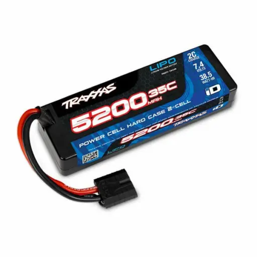 [TR2844R] Batterie Li-Po 7.4V 5200MAH 2S 35C - iD - Traxxas 2844R - Toutes Echelles