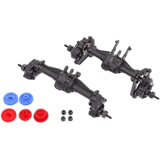 [TR9843R] Essieu portique complet avant et arrière TRX-4M - Traxxas 9843R