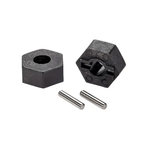 [TR1654] 2 hexagones de roue 12 mm avec goupilles - Traxxas 1654 - 1/10