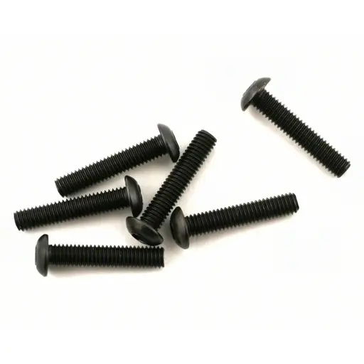 [TR2579] 6 Vis BTR tête bombée 3x15mm - Traxxas 2579