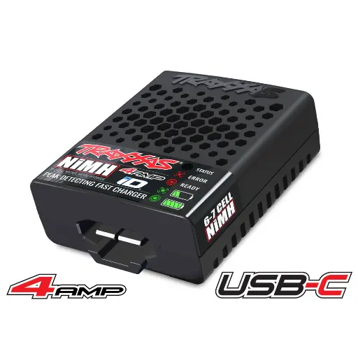 [TR2982] Chargeur USB-C 40W - 4A 6-7 elements NIMH 7,2-8,4 prise Traxxas - Traxxas 2982