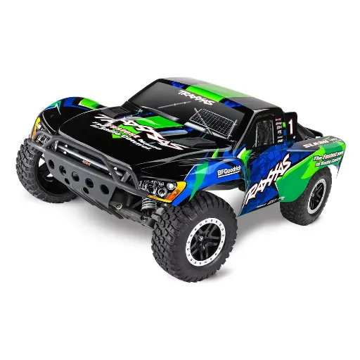 [TR58376-74-GRN] Slash 2wd VXL 3S Clipless TSM RTR - Traxxas 58376-74-GRN - 1/10
