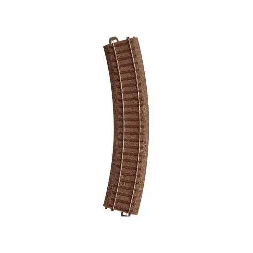 [TR62130] Rail courbe R1 30° Trix 62130 - Rayon 360 mm - HO : 1/87 - Code 83 - Voie C