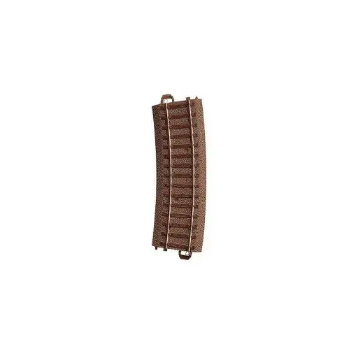[TR62215] Rail courbe R2 15° Trix 62215 - Rayon 437,5 mm - HO : 1/87 - Code 83 - Voie C