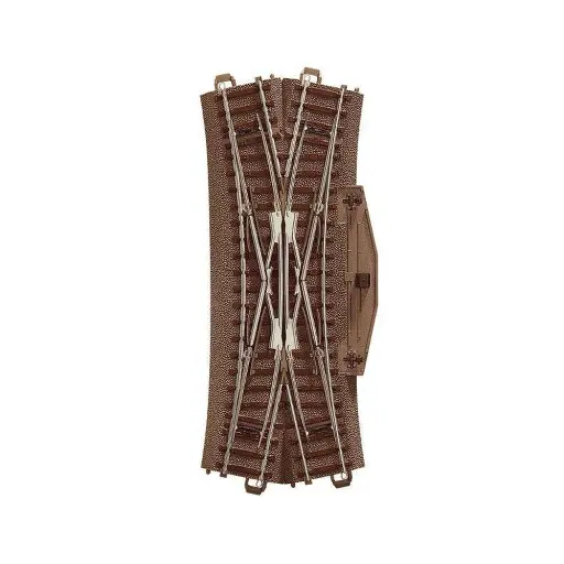 [TR62624] Traversée Jonction Double R2 24,3° Trix 62624 - 188,3 mm - HO : 1/87 - Code 83 - Voie C