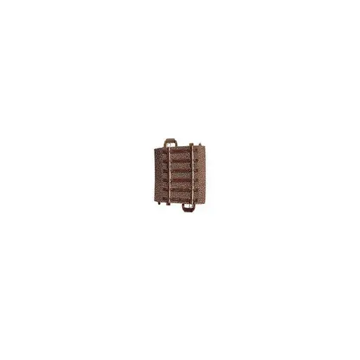 [TR62206] Rail courbe R2 5,7° Trix 62206 - Rayon 437,5 mm - HO : 1/87 - Code 83 - Voie C