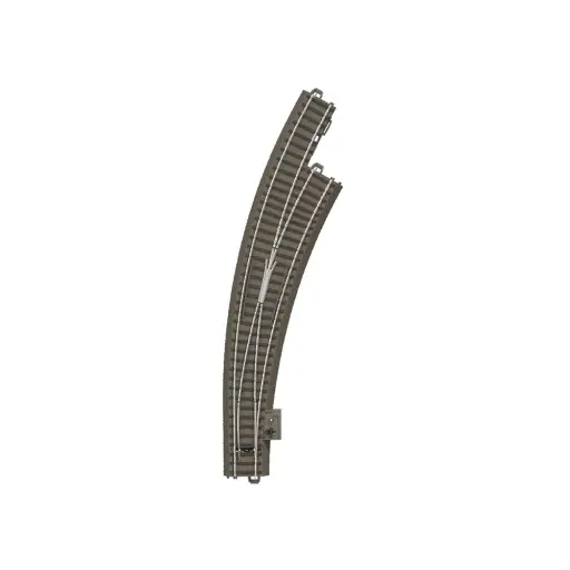 [TR62772] Aiguillage long courbe à droite R3 515 mm 30° Trix 62772 - HO : 1/87 - Code 83 - Voie C