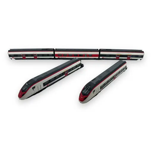 [TR25810] Set 5 éléments TGV RABe 501 Giruno - Trix 25810 - HO 1/87 - CFF - Ep VI - Digital sound - 2R