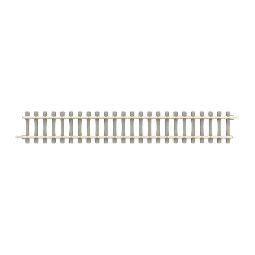 [TR14590] Rail droit traverses béton - Minitrix 14590 - N 1/160 - Code 60 - Longueur 104,2mm - 2R