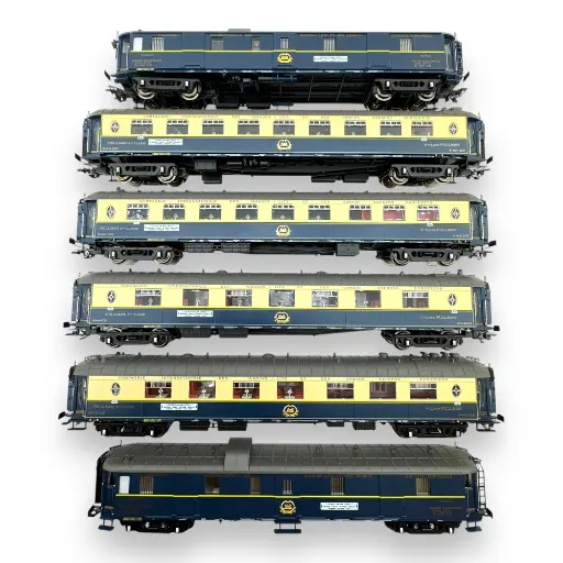 [TR26470] Set 6 Voitures Pullman "Edelweiss" - Trix 26470 - HO 1/87 - CIWL - EP II