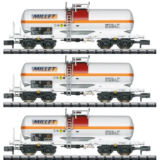 [TR18266] Coffret de wagons-citernes « Millet » - TRIX 18266 - N 1/160 - EP VI - 2R