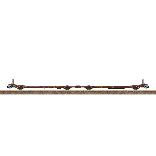[TR24428] Coffret de wagons plats Laads 800B - Trix T24428 - privée - HO 1/87 - EP. VI - 2R