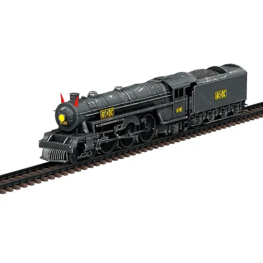 [TR25492] Locomotive à vapeur AC DC « Black Ice » avec tender séparé - Trix 25492 - HO 1/87 - Ep VI - Digital sound fumigène - 2R