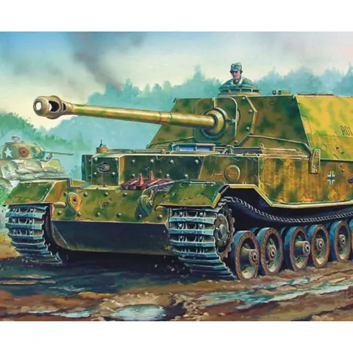 [TR07204] Chasseur de chars allemand - Elefant - Trumpeter 07204 - 1/72