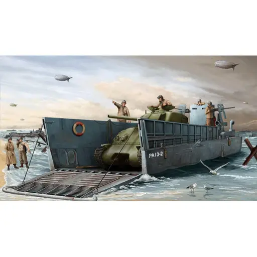 [TR00347] Péniche du débarquement - US Navy - IIe Guerre Mondiale - Trumpeter 00347 - 1/35