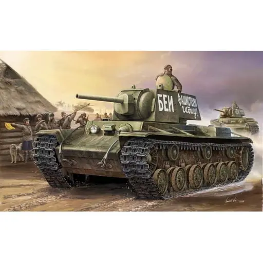 [TR00356] Char de combat Soviétique - KV-1 1941 - Small Turret - Trumpeter 00356 - 1/35