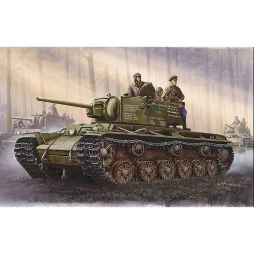 [TR00358] Russie KV-1 modèle 1942 Char à tourelle simplifiée - Trumpeter 00358 - 1/35
