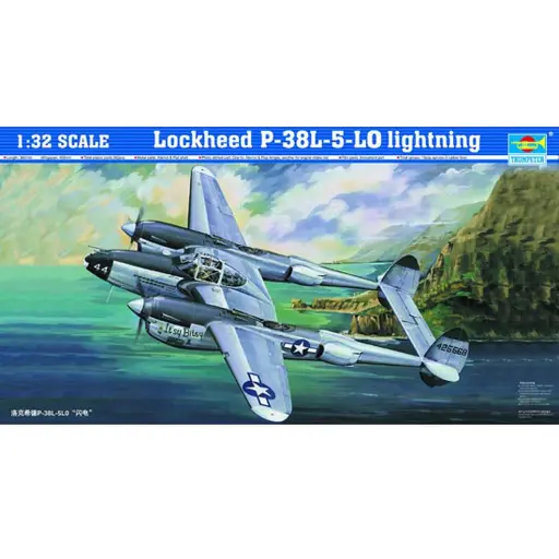 [TR02227] Avion de combat - Lockheed P-38L Foudre - Trumpeter 02227 - 1/32