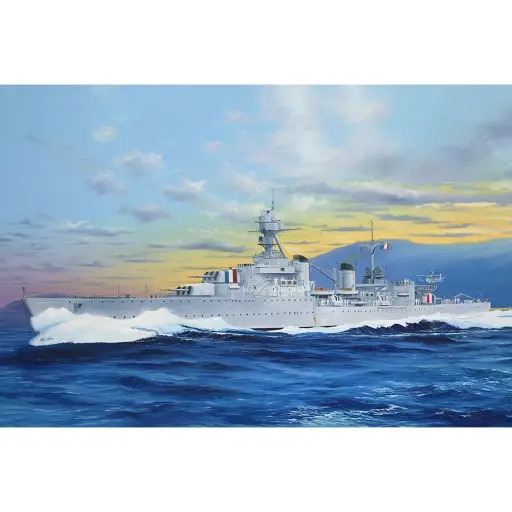[TR05374] Bateau croiseur léger français Marseillaise - Trumpeter 05374 - 1/350