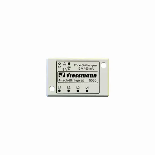 [VI5030] Boîtier clignotant quadruple - Viessmann 5030 - H0 1/87