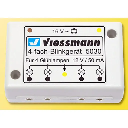 [VI5030] Boîtier clignotant quadruple H0