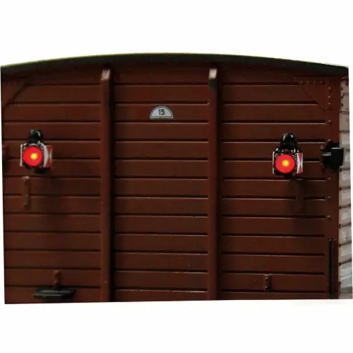 [VI5069] Lanternes de Queue des Trains avec LED - Viessmann 5069 - HO 1/87