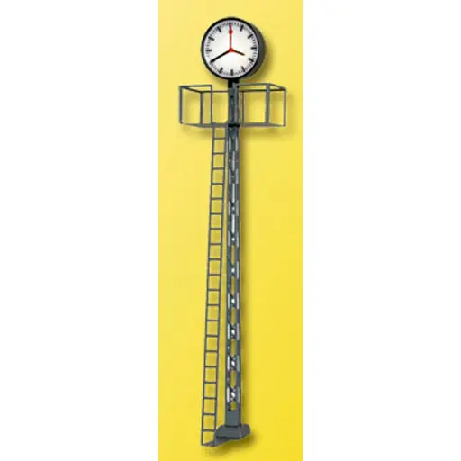 [VI5081] Horloge de gare avec passerelle et éclairage à led - Viessmann 5081 - HO 1/87